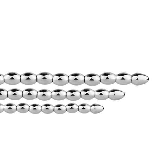 Metal Soft Urethral Sounds Penis Plug with Chain