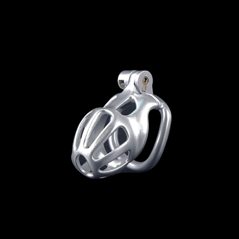 3D Printed Male Chastity Cage – Lightweight Penis Lock with 5 Rings for Erection Control & Bondage Fun