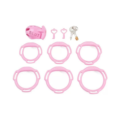 SLUT Compact Male Chastity Cage