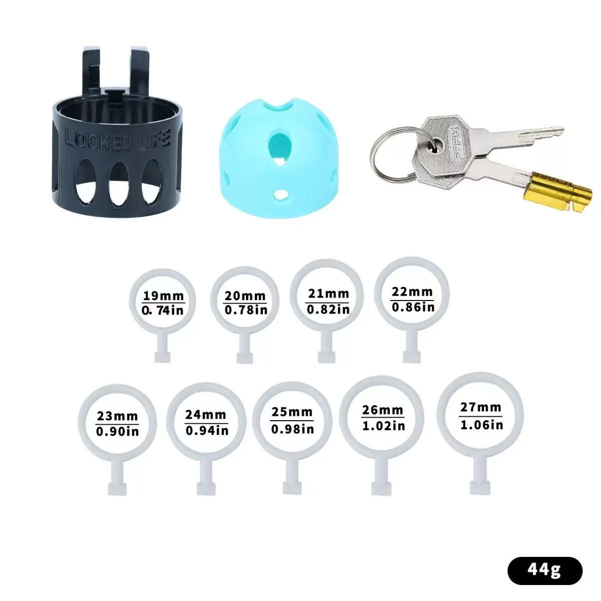 Ringless Male Chastity Cage – Coronal Sulcus Lock Design | Clasp-Free Chastity Cage