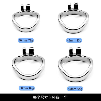 Base Rings for Metal Chastity Cage K01 K02 – Fits Internal Side Slide Lock System Only