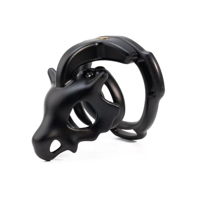 Dinosaur Fossil Skull Chastity Cage – Biomechanical Resin Design 🦴