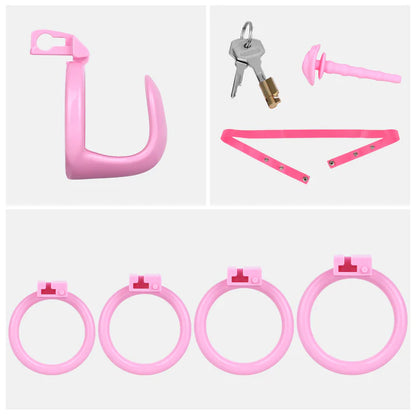 Semi-Open Male Chastity Cage – ABS Resin