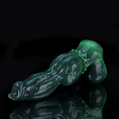 Consolador Venom Green Knot