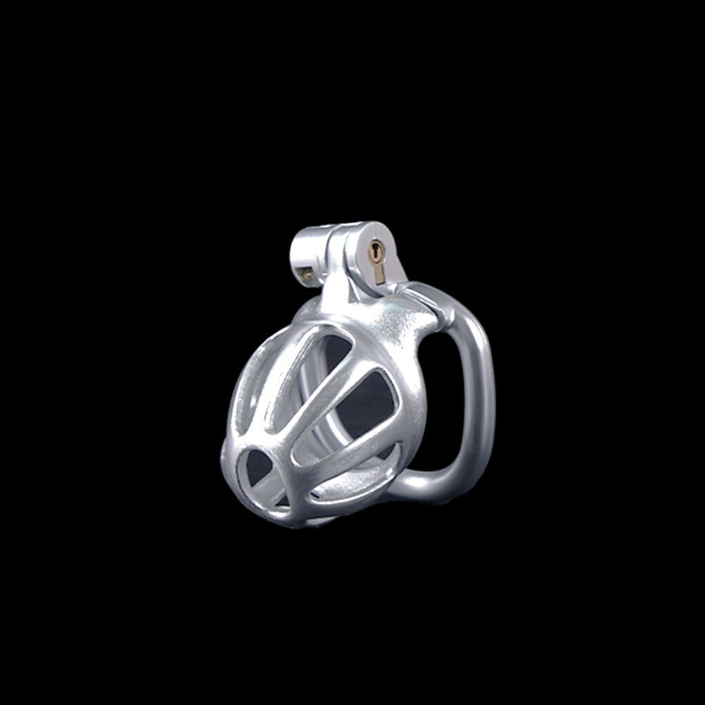 3D Printed Male Chastity Cage – Lightweight Penis Lock with 5 Rings for Erection Control & Bondage Fun