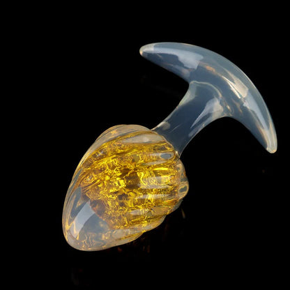 Tapón de mantequilla de cristal para helado - 9 colores