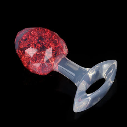 Tapones de mantequilla de cristal de diamante - 9 colores