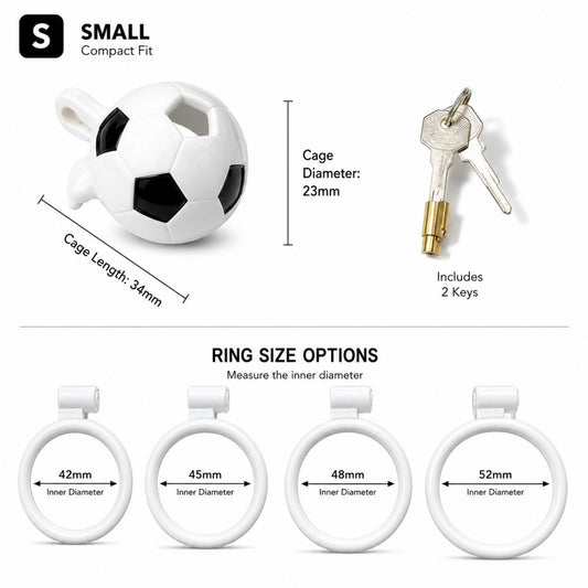 Soccer Ball Chastity Cage – World Cup Edition