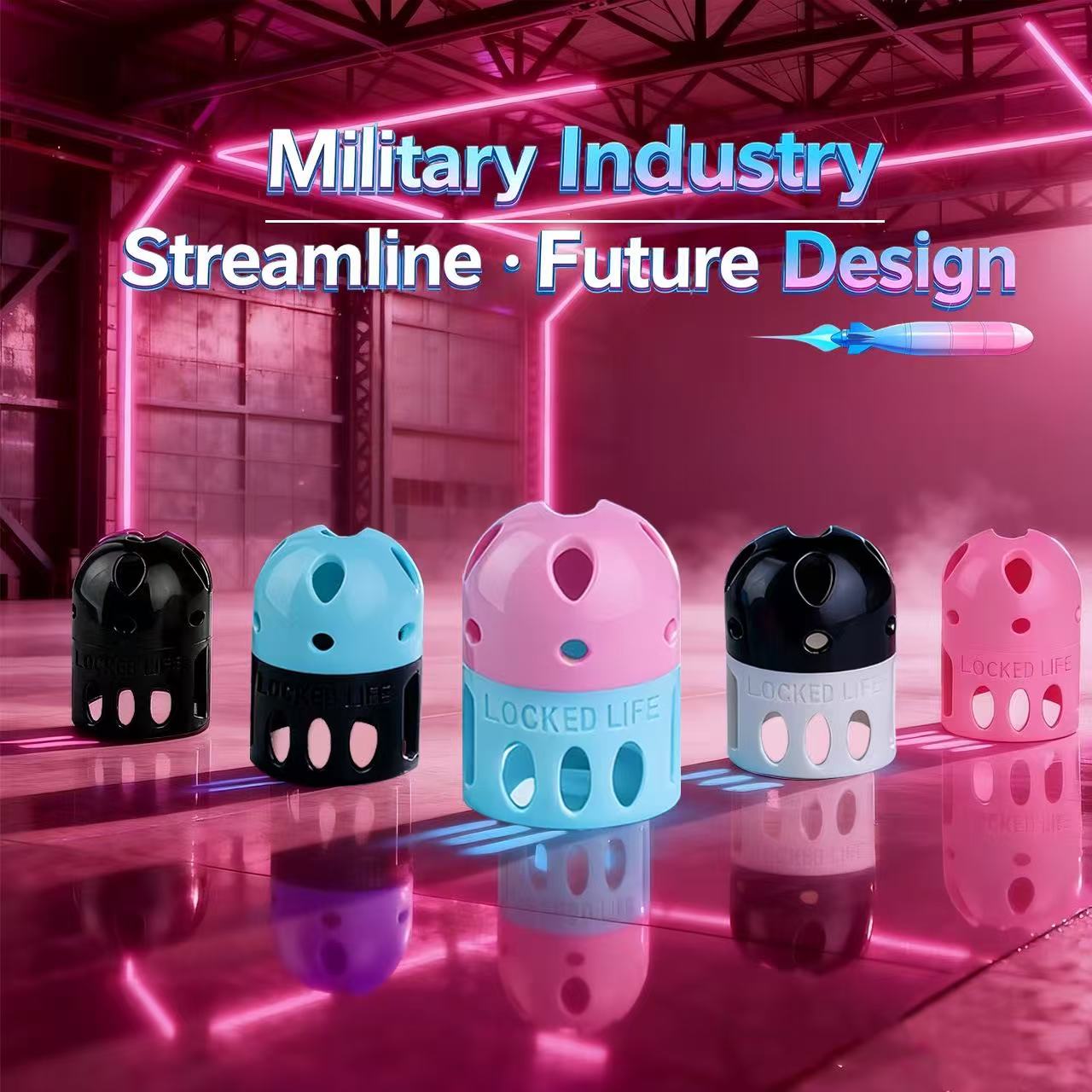 Ringless Male Chastity Cage – Coronal Sulcus Lock Design | Clasp-Free Chastity Cage