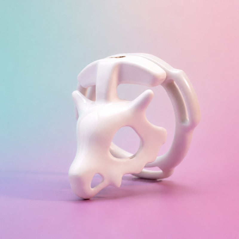 Dinosaur Fossil Skull Chastity Cage – Biomechanical Resin Design 🦴