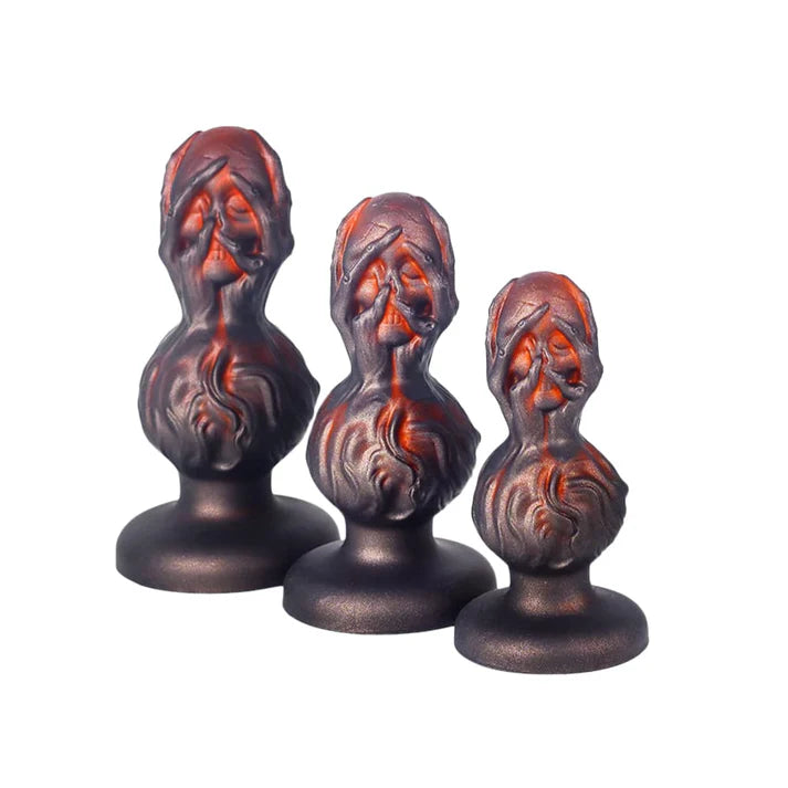 Skeleton Hand Crimson Butt Plug – Bone Grip Series Dark Fantasy Toy