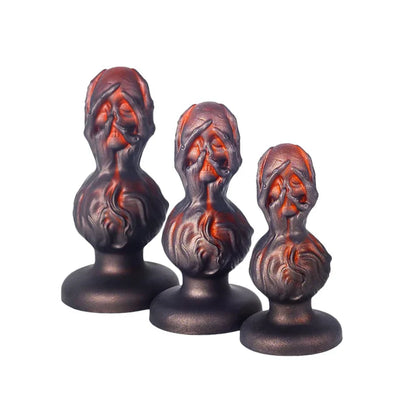 Skeleton Hand Crimson Butt Plug – Bone Grip Series Dark Fantasy Toy