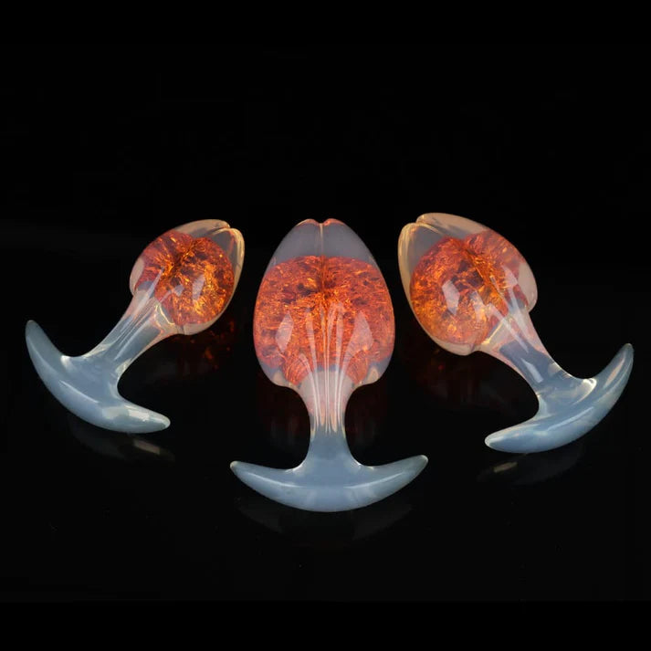 Tapón de mantequilla de cristal de brotes de soja - 9 colores