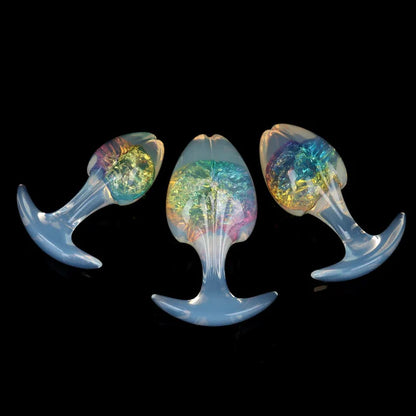 Tapón de mantequilla de cristal de brotes de soja - 9 colores