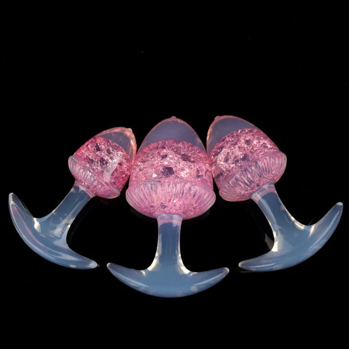 Chestnut Crystal Butter Plugs - 9 Colors