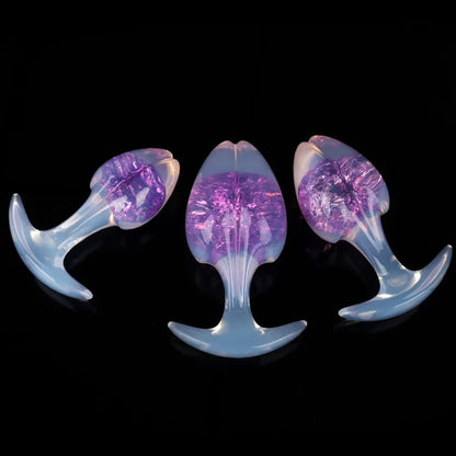 Tapón de mantequilla de cristal de brotes de soja - 9 colores