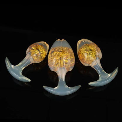 Tapón de mantequilla de cristal de brotes de soja - 9 colores