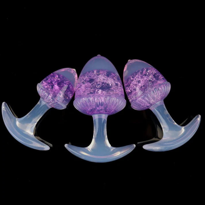 Chestnut Crystal Butter Plugs - 9 Colors