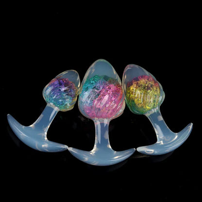 Tapón de mantequilla de cristal para helado - 9 colores