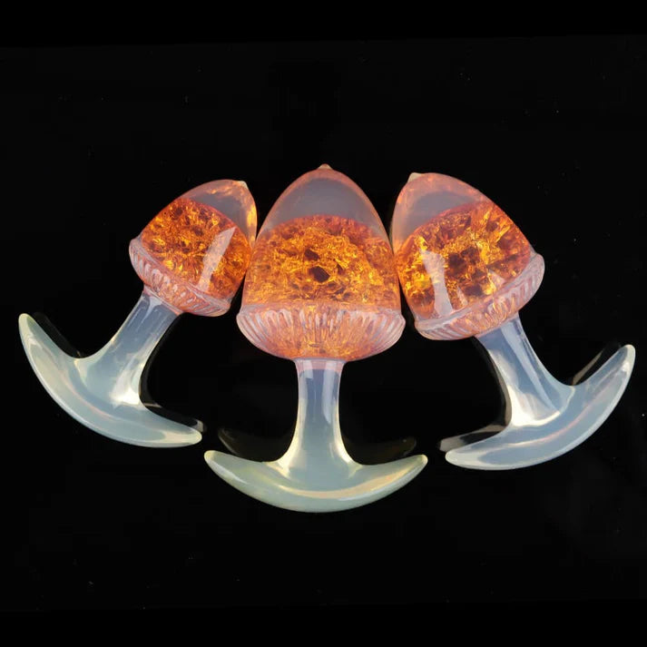 Chestnut Crystal Butter Plugs - 9 Colors