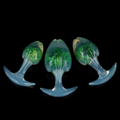 Tapón de mantequilla de cristal de brotes de soja - 9 colores