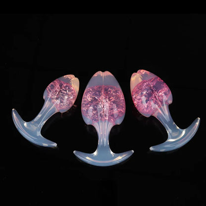 Tapón de mantequilla de cristal de brotes de soja - 9 colores