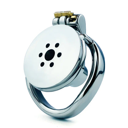 Inverted Double Cylinder Flat Chastity Cage