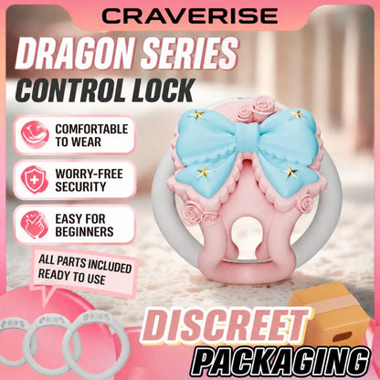 Pastel Bow Cage – 3D Printed Kawaii Aesthetic Wearable Design