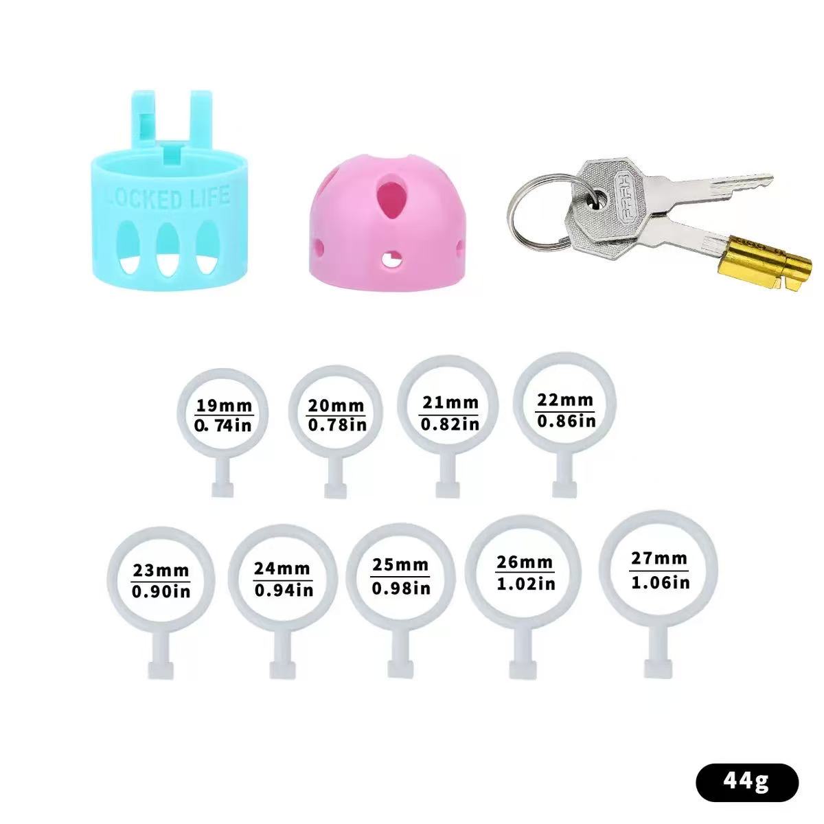 Ringless Male Chastity Cage – Coronal Sulcus Lock Design | Clasp-Free Chastity Cage