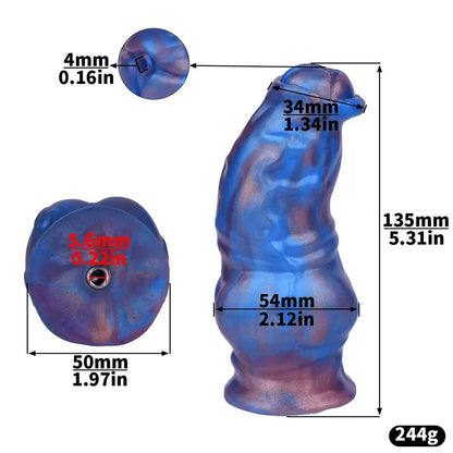 Fantasy Chastity Silicone Head – M6 Base Compatible Attachment