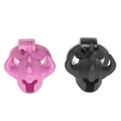 Minotaur Guard Horned Bull Armor Resin Chastity Cage – Taurus-Inspired Lightweight, Durable Male Chastity Device