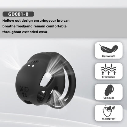 Electric Silicone Chastity Cage with Remote Control, Vibrating Plug & Harness