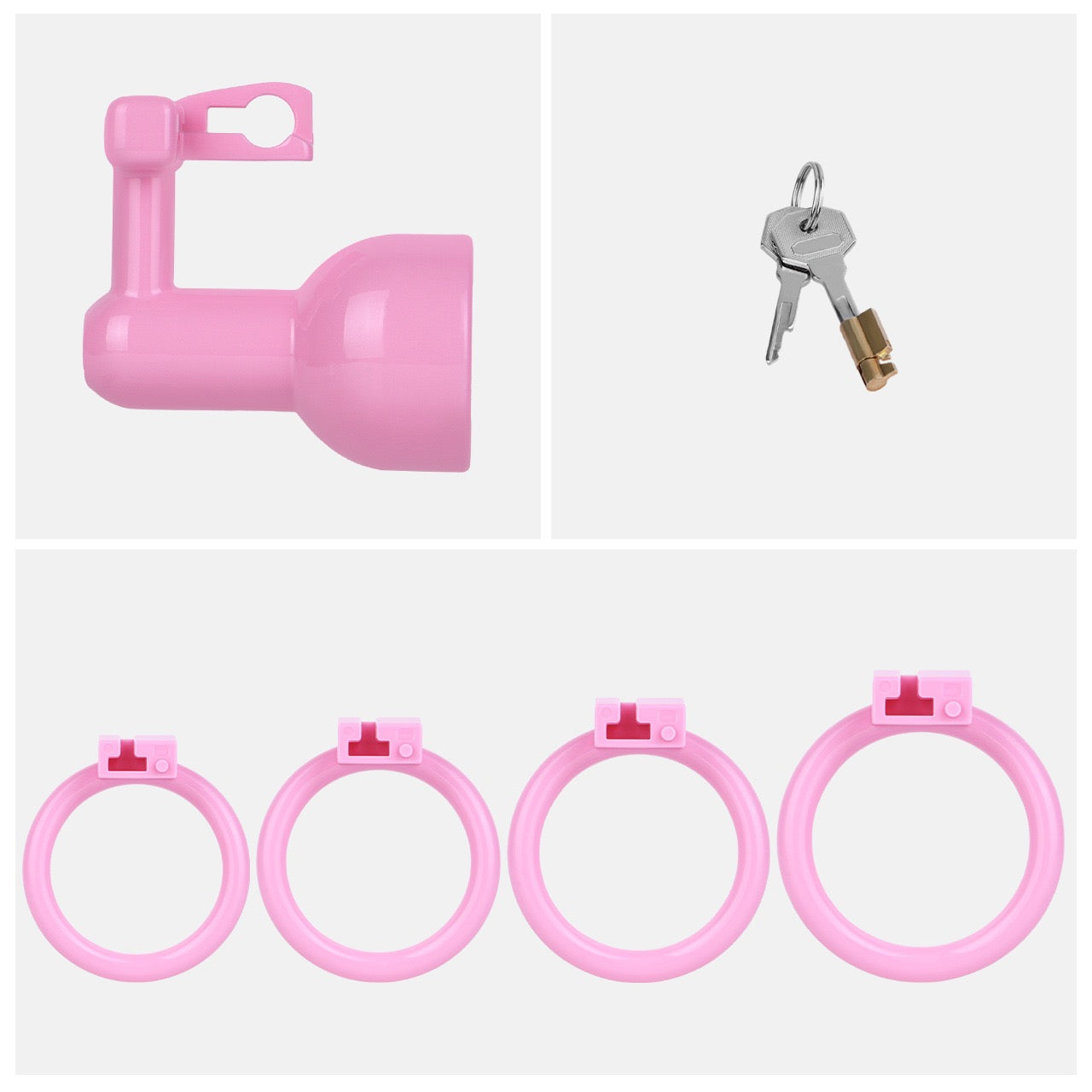 Inverted Negative Resin Cage – Precision Control | 4 Ring Sizes