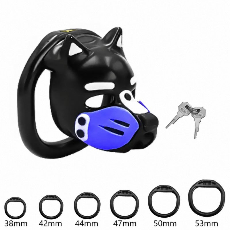 Puppy Head Chastity Cage