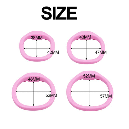 Inverted Chastity Lock – Plastic TSA-Safe, Negative/Positive Sizes