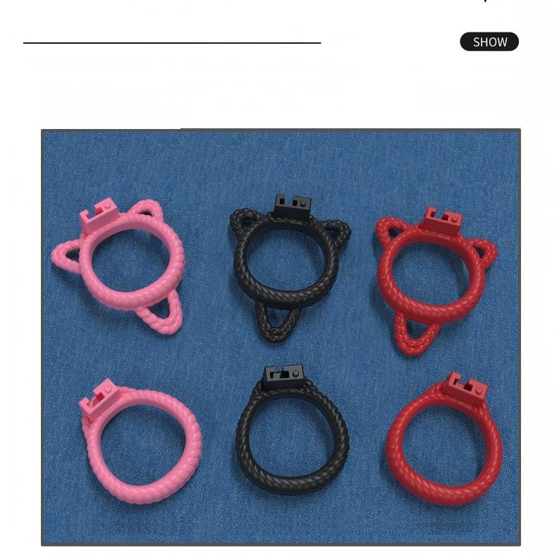 Rope Design Chastity Cage – Artistic Rope-Look Male Lock