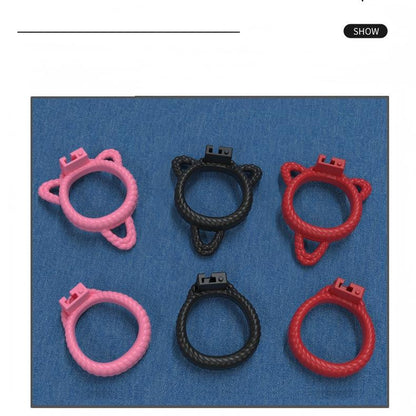 Rope Design Chastity Cage – Artistic Rope-Look Male Lock