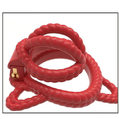 Rope Design Chastity Cage – Artistic Rope-Look Male Lock