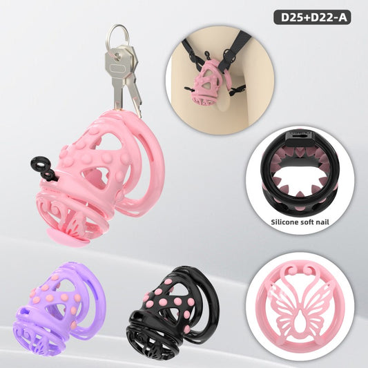 Butterfly Guardian Chastity Cage – Elegant Design, Comfortable Control & Customizable Wear
