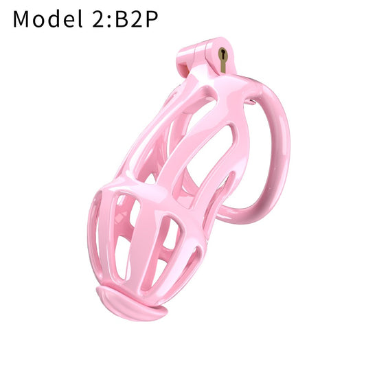 3D Printed Male Chastity Cage – Lightweight Penis Lock with 5 Rings for Erection Control & Bondage Fun