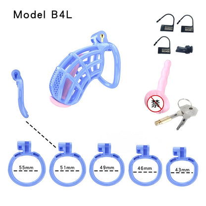 Honeycomb Obedient Chastity Cage – Lightweight Resin, 5 Ring Sizes & Built-in Lock