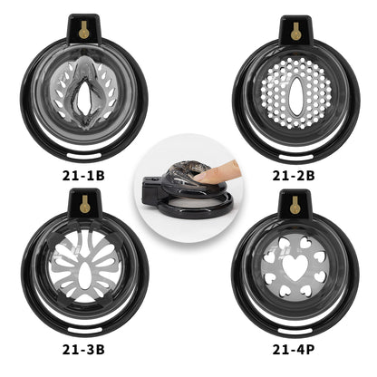 Clitoral-Shaped Soft TPE Chastity Cage – Comfortable Silicone Material, Flexible Design