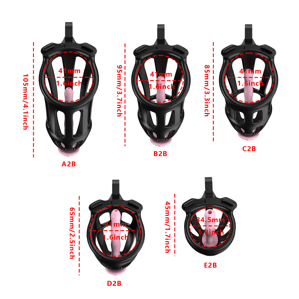 3D Printed Male Chastity Cage – Resin Lock with Strap & Perforated Ring Design for Men