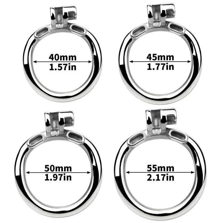 Stainless Steel Base Ring for Compatible Chastity Cages | Model K14