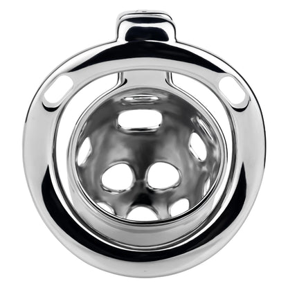 Breathable Aluminum Chastity Cage | Lightweight Mirror Polished Metal Chastity Device