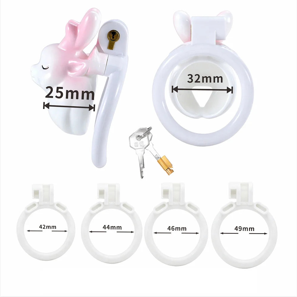 Resin Deer Chastity Cage with Waist Strap