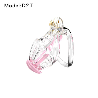 3D Printed Male Chastity Cage – Lightweight Penis Lock with 5 Rings for Erection Control & Bondage Fun