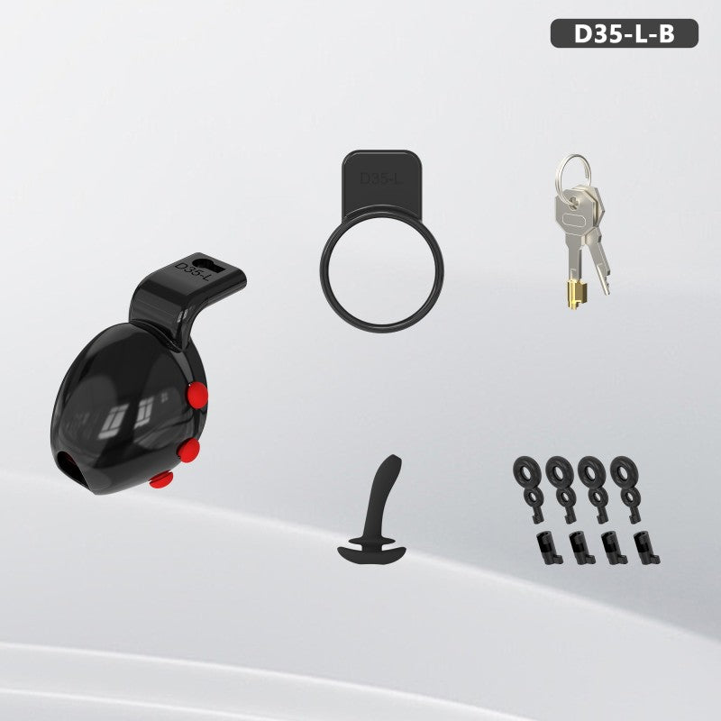 Ringless Head-Enclosing Chastity Lock