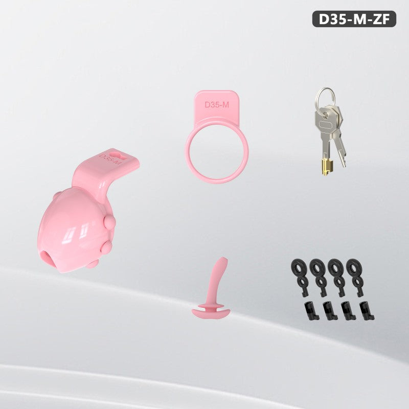 Ringless Head-Enclosing Chastity Lock