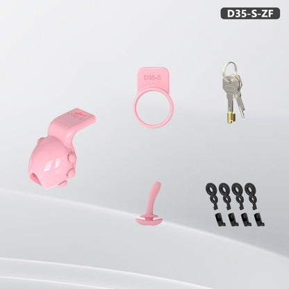 Ringless Head-Enclosing Chastity Lock